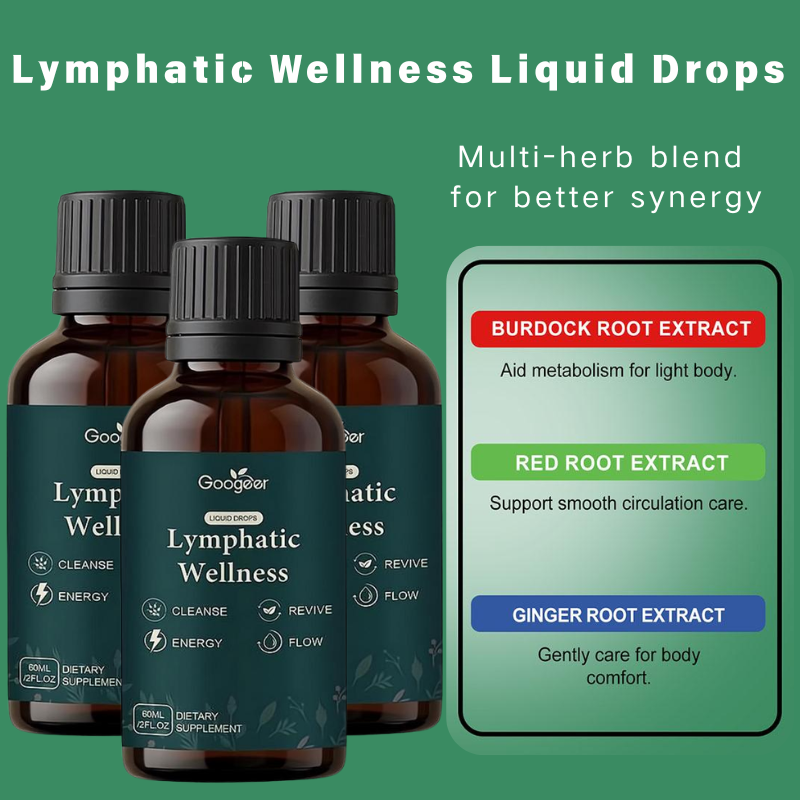 Natural Herbal Wellness - Gocce Liquide per il Supporto Linfatico